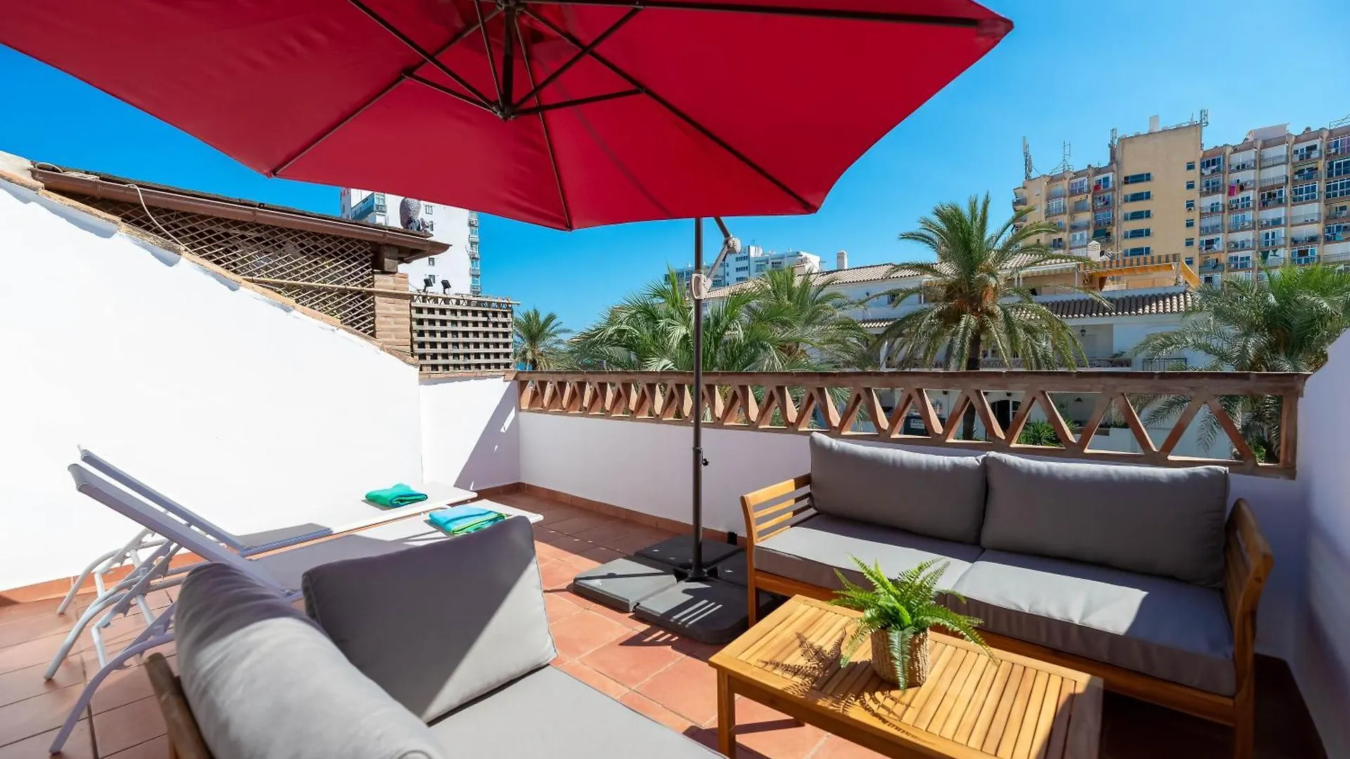 Las Palmeras Beach Duplex Penthouse Benalmadena Spain
